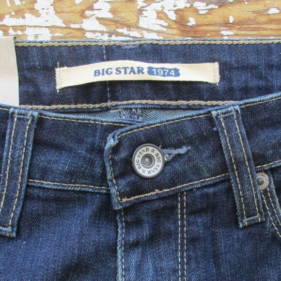 New BIG STAR Jeans Size 27 Long Sarah Low Rise Bootcut Denim - Picture 13 of 13